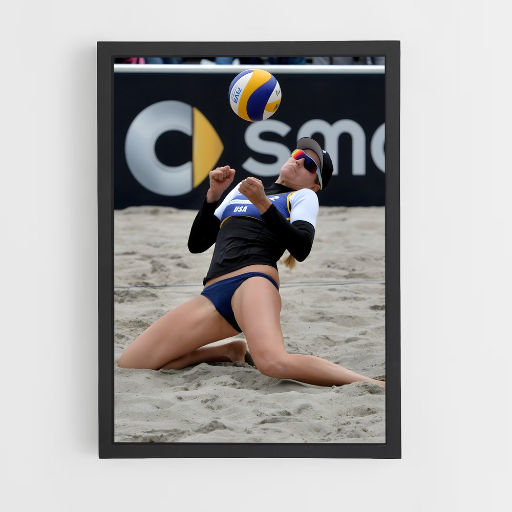 Poster Beach Spirit – affiche Beach-volley (vue 2)